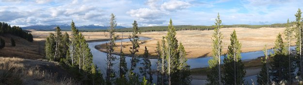 Hayden Valley, where many wildlife enthusiasts with big telescopes gather to watch animals very far away across the river