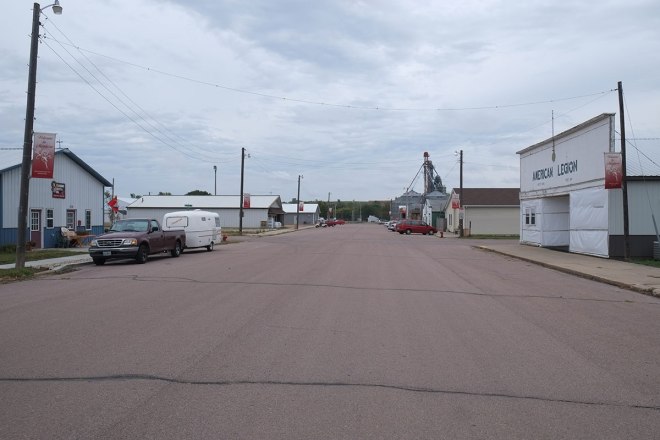 Downtown Montrose, the town where Greta's grandfather grew up