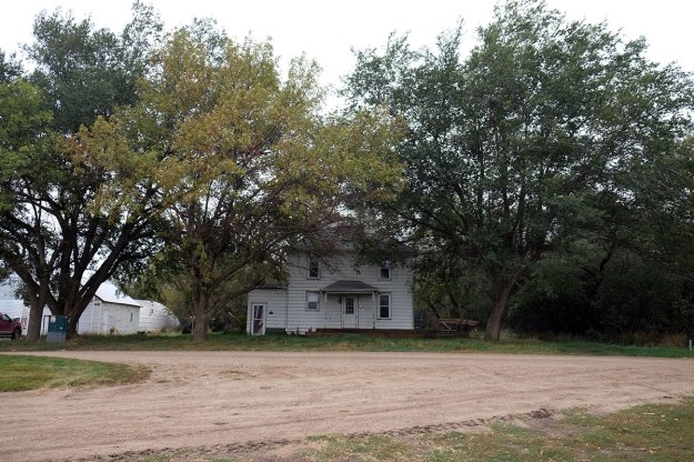 The farmhouse where Greta's grandmother lived, now unoccupied.