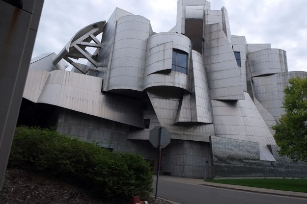 Gehry drive-by at UM