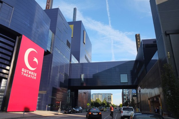 the Guthrie Theater, by Jena Nouvel. I've seen two Novel buildings, and they've both been large, blue boxes.