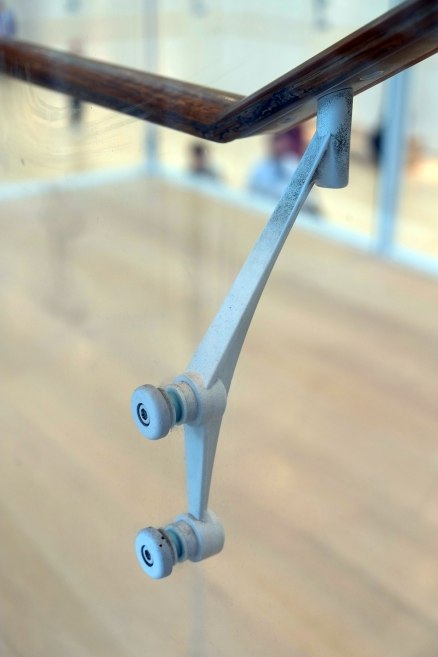 We spent a few years trying to find decent handrail brackets, and finally had to make our own. Does anyone know the store where Renzo buys his hardware?