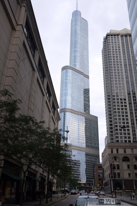 We realized that Donald Trump probably has his name on a God-awful building in every big city in this country. That alone should keep him from getting elected.