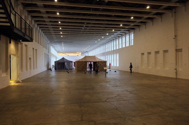 a Francesco Clemente installation