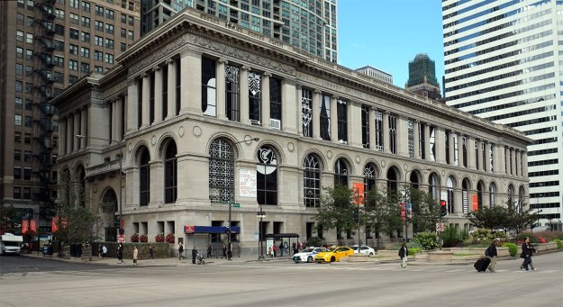 In a city renowned for its tall buildings, I've aways loved this short palladian on Michigan Ave.