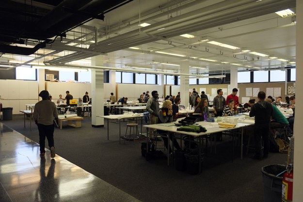 The basement studios aren't as nice as the main floor, but still better than many I know. But why did they have to have basement studios at all? Probably making it a two-story building just didn't look as good.