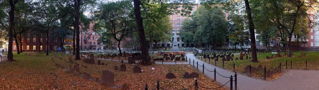 the Granary Burying Ground, on Tremont