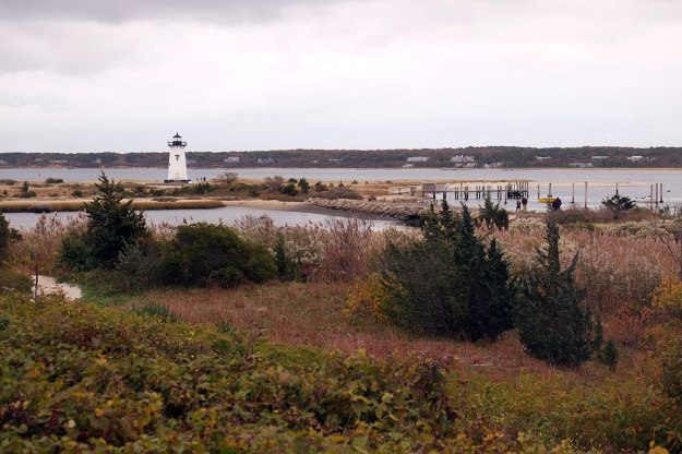 the lighthouse at the entrance to the harbor, where I learned to sail many decades ago