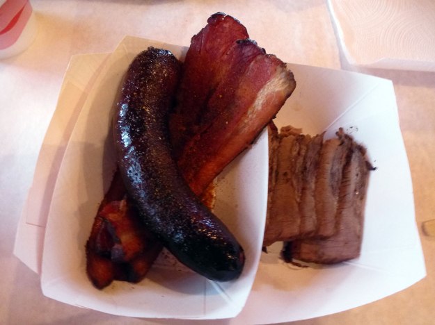 Sausage, Pork Belly, Brisket